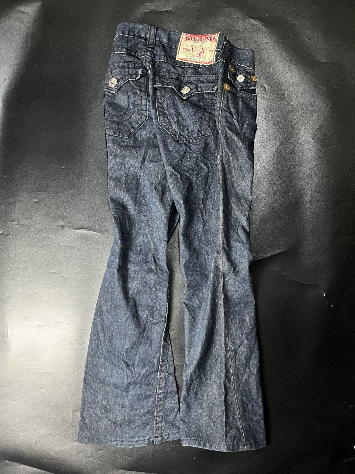 If Six Was Nine × Japanese Brand × True Religion Super Flared True Religion BlueJeans Size US 31 - 3 Thumbnail