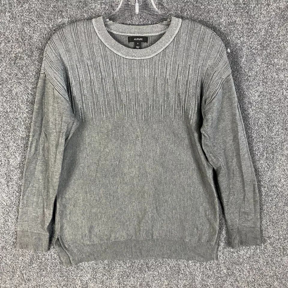 Alfani Alfani Sweater Women's Small Pullover Long Sleeve Gray S Size S / US 4 / IT 40 - 1 Thumbnail