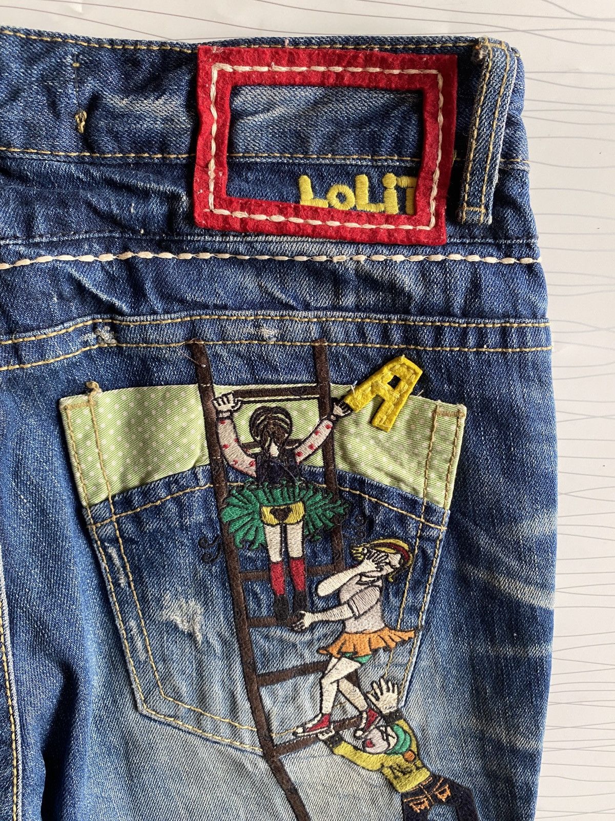 Lolita Jeans Rare Yoshitomo Nara X Lolita Jeans Children Play Size US 34 / EU 50 - 7 Thumbnail