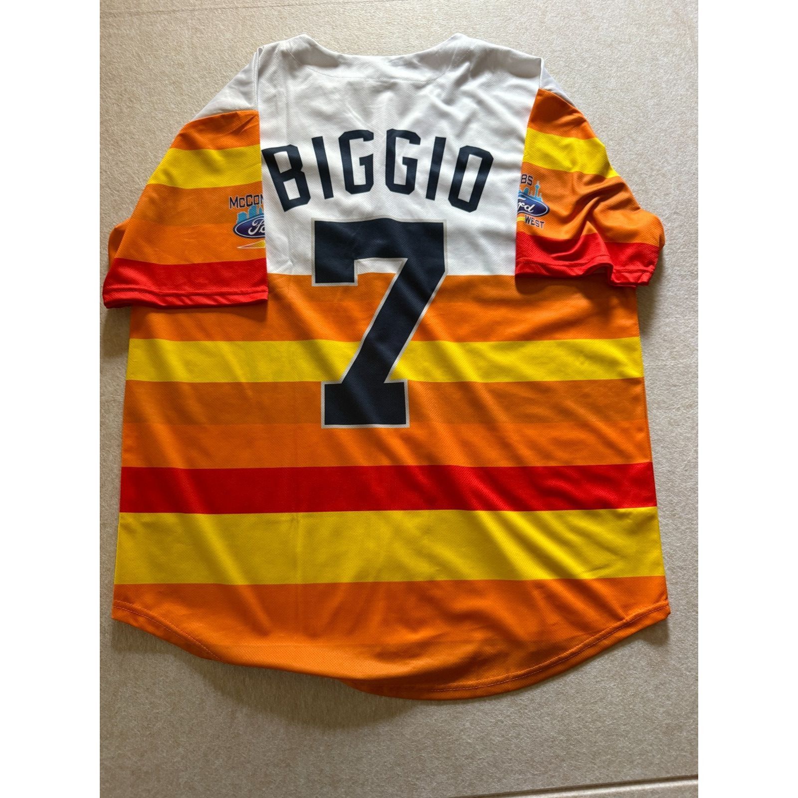 Other Missions Biggio #7 Jersey 2XL 2024 Giveaway Baseball Orange Size US XXL / EU 58 / 5 - 9 Thumbnail