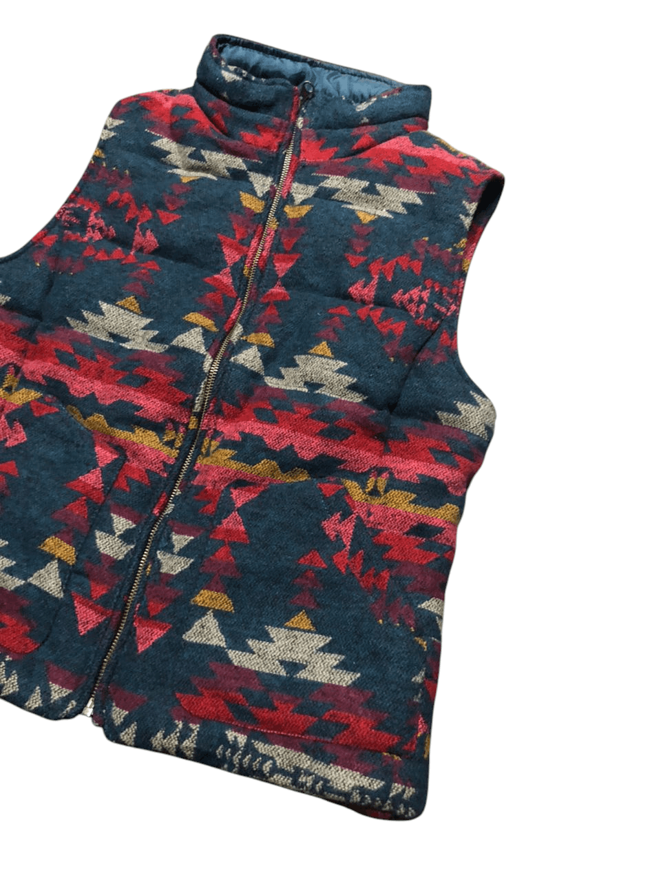 American Eagle Outfitters American Eagle Ortega Pattern Padded Down Vest Size US S / EU 44-46 / 1 - 5 Thumbnail