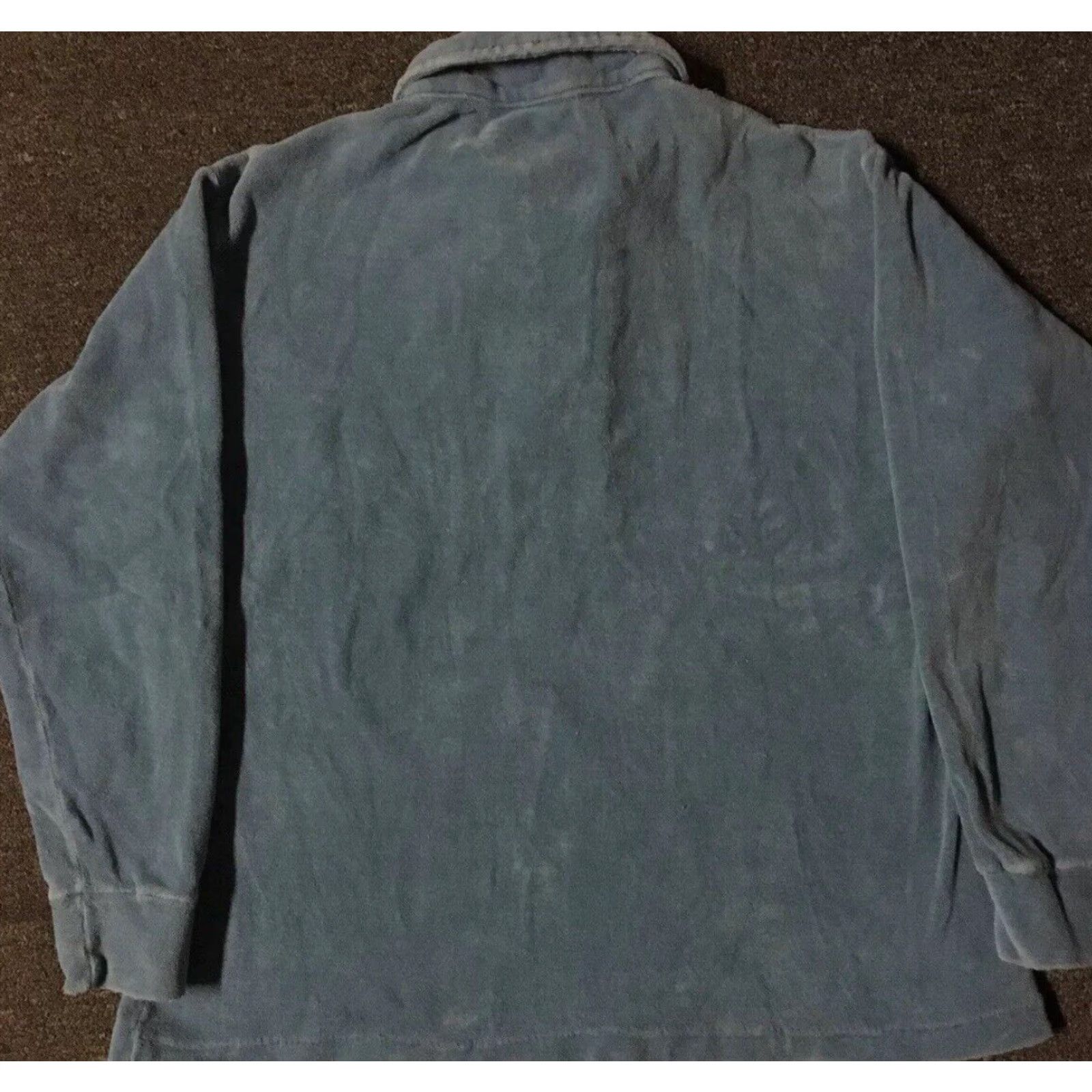 Vintage VINTAGE Single Stitch Polo Shirt XS Blue Boxy Faded 70s Terry Cloth Rugby Shirt Men XS Grunge Surf Skate Beach 80s 90s Vaporwave Ocean Pacific USA USA Size US XS / EU 42 / 0 - 4 Thumbnail