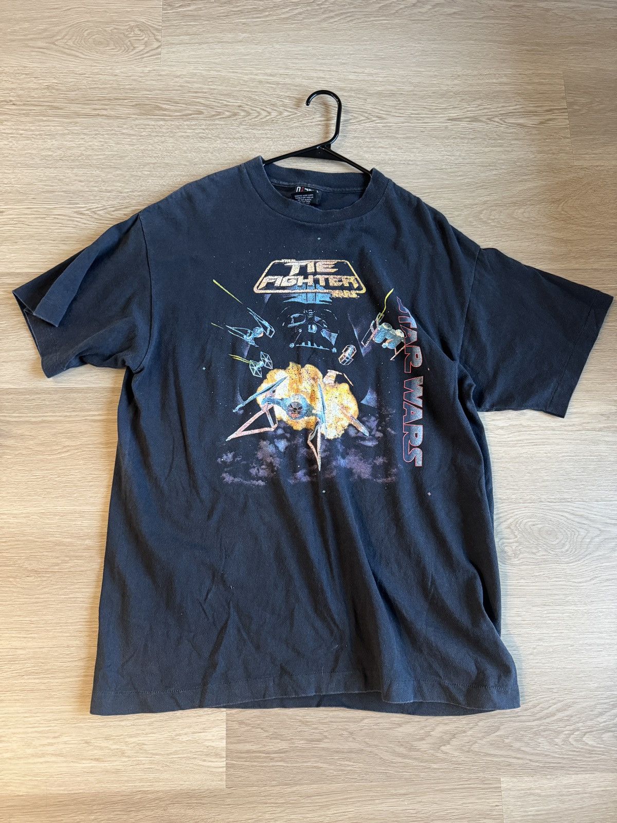 Star Wars Vintage Star Wars Tie Fighter Tee 90s Size US XL / EU 56 / 4 - 1 Thumbnail