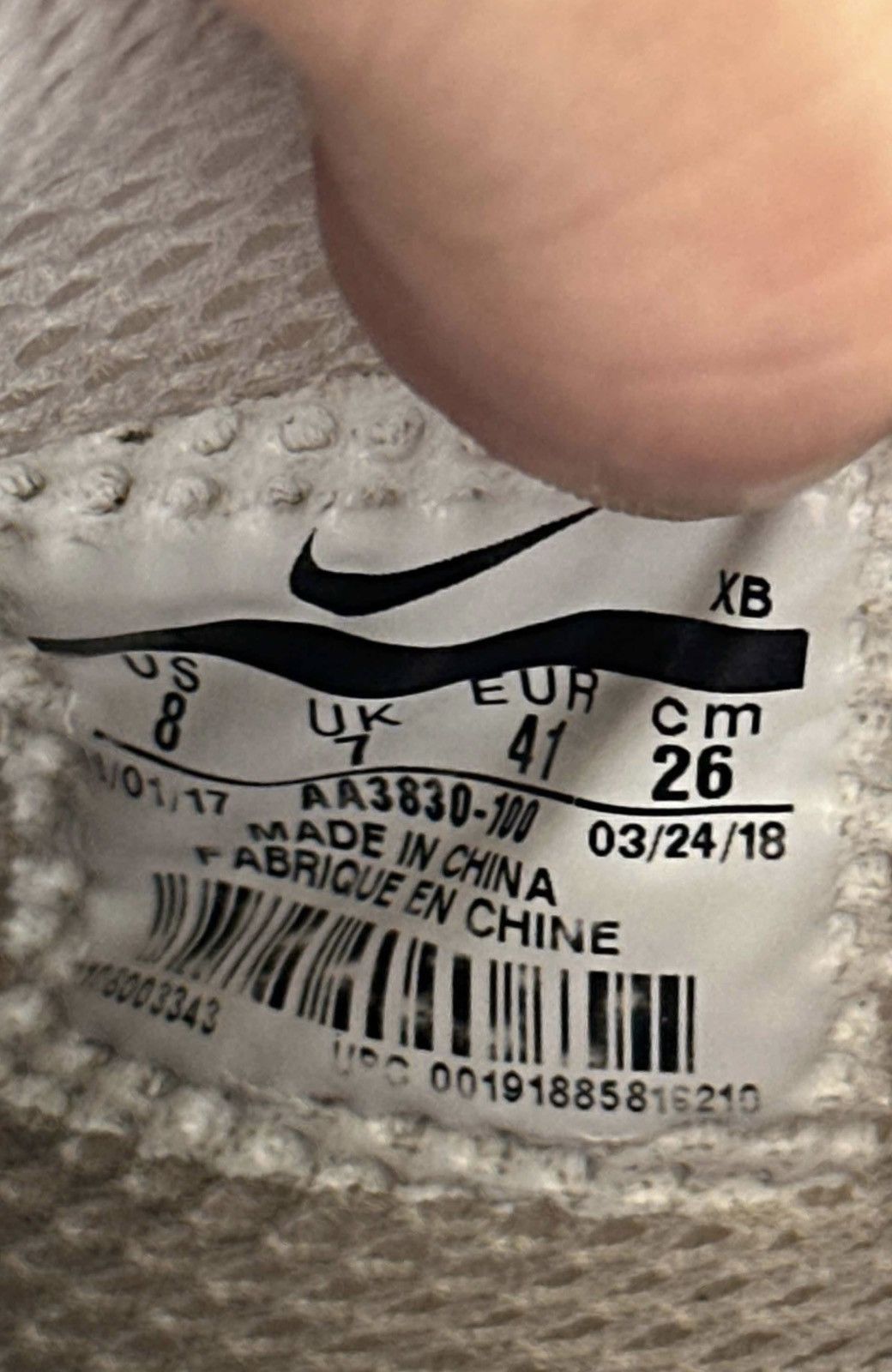 Nike × Off-White Off-White x Nike Air Presto White size 8 Size US 8 / EU 41 - 9 Thumbnail