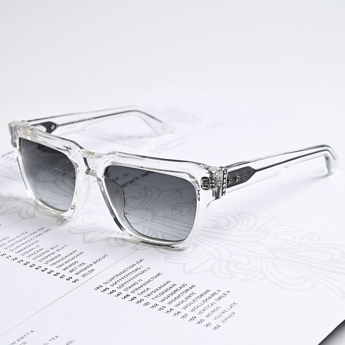 CHROME HEARTS MIDIXATHRILL I サングラス Clear Chrome Hearts MIDIXATHRILL I Sunglasses - SRM – SHENGLI ROAD MARKET