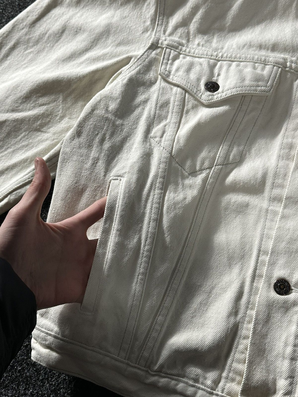 Levi's 🚨1/1 GRAIL LOGO LEVI’S DENIM CUSTOM JACKET Size US XL / EU 56 / 4 - 12 Thumbnail