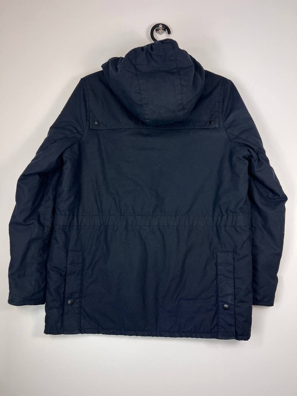 Barbour Barbour Hooded Waxed Jacket Parka Navy Boys Size XXL Size S / US 4 / IT 40 - 7 Thumbnail