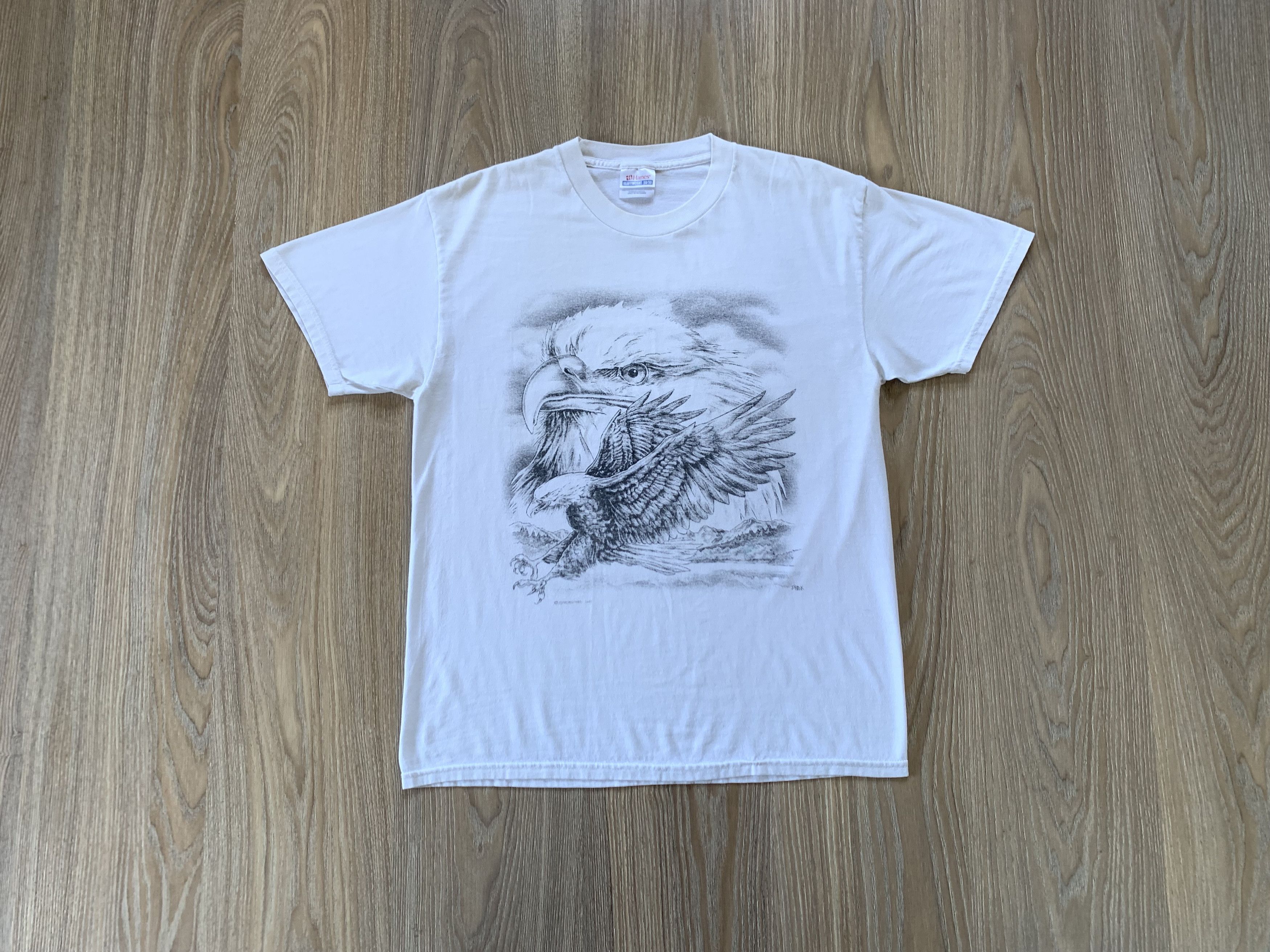 Habitat × Hanes × Vintage Vintage Rare Hanes Springhill Eagle T-Shirt 1985 Size US M / EU 48-50 / 2 - 2 Thumbnail