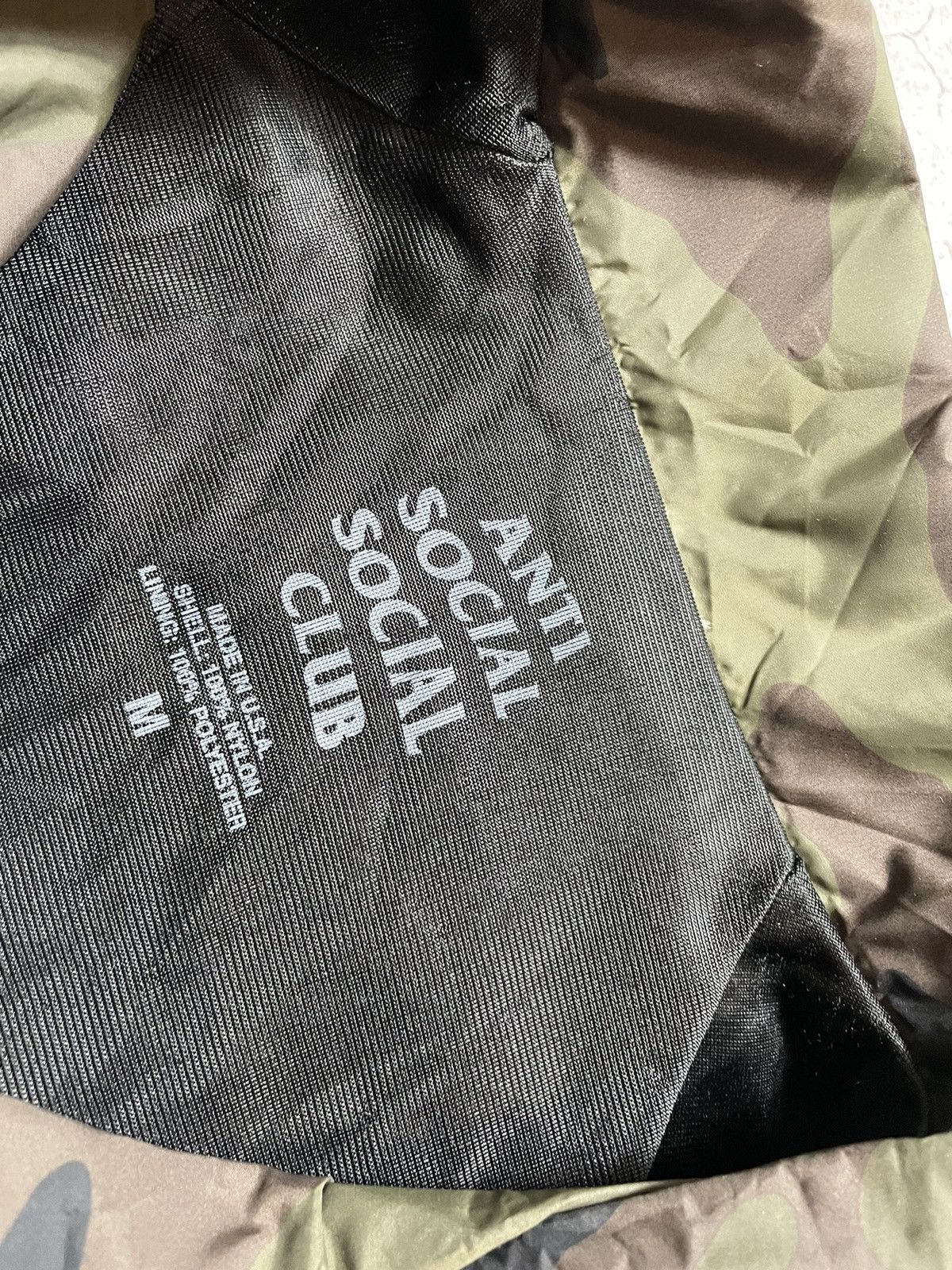 Anti Social Social Club Nylon Overshot Jacket ASSC Anti Social Social Club Camo Y2K Size US M / EU 48-50 / 2 - 7 Thumbnail