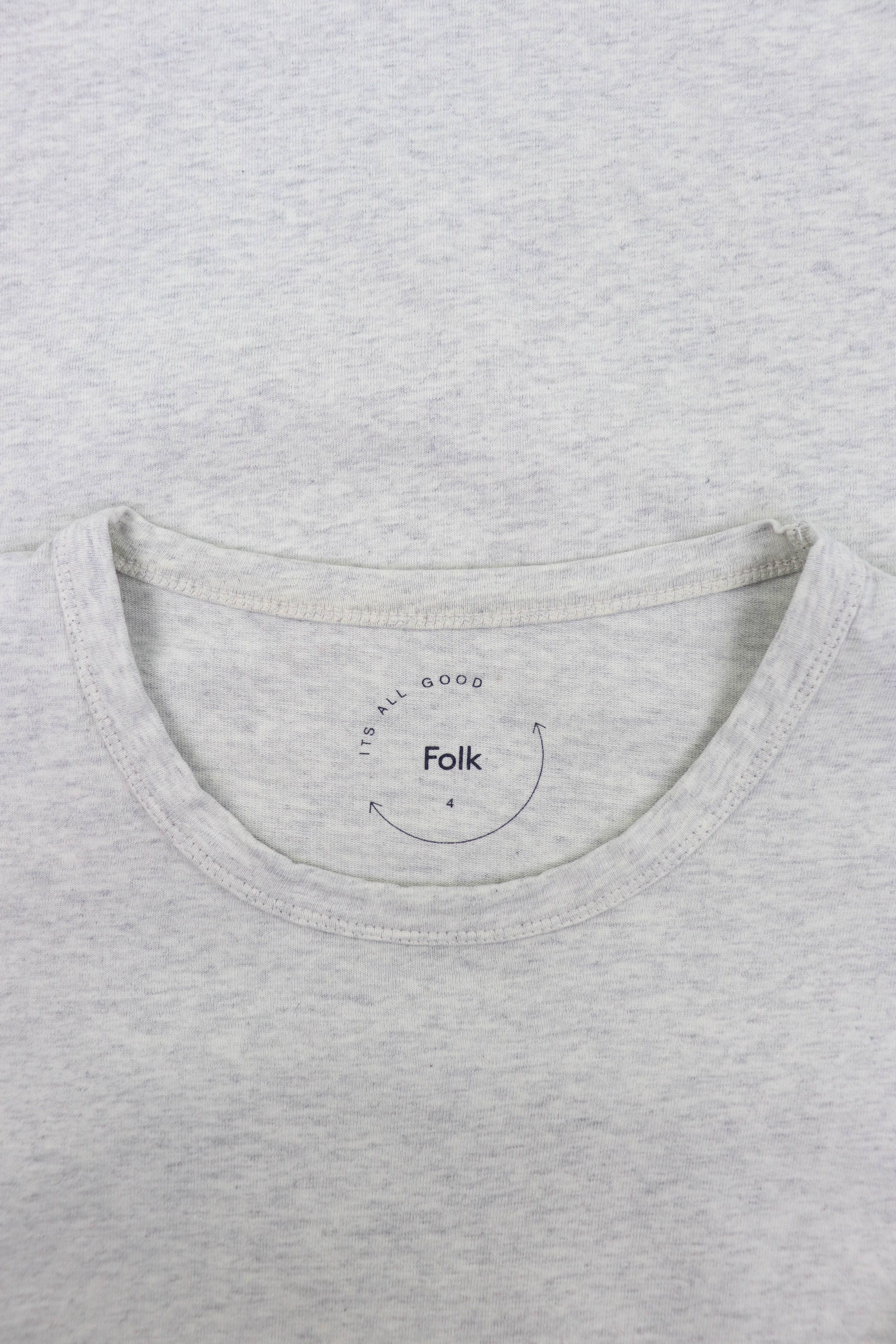 Folk Folk Heather Gray Cotton Long Sleeve T-shirt Size US L / EU 52-54 / 3 - 7 Thumbnail
