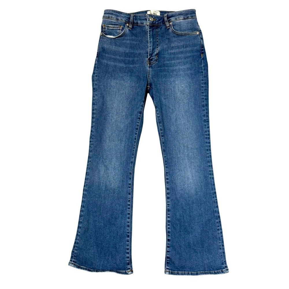 Frame FRAME Le Crop Mini High Rise Bootcut Jeans in Mermaid Size Size 28" / US 6 / IT 42 - 2 Thumbnail