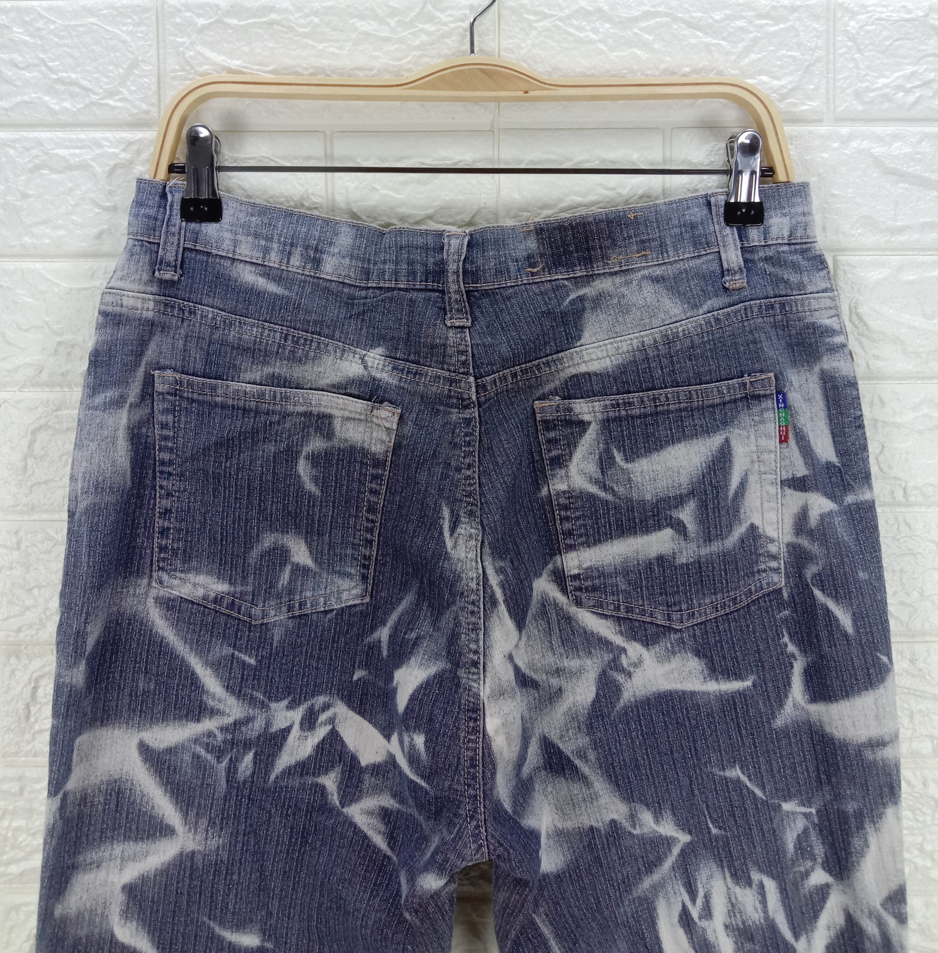 Beauty Beast Flare Jeans Japanese Bleach Bell Bottom Denim Size US 32 / EU 48 - 6 Thumbnail