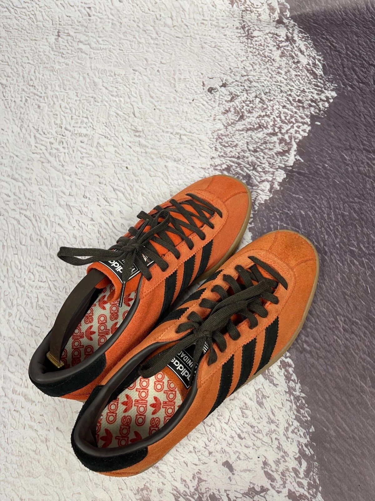 Adidas Adidas Trinidad Tobago orange suede low top sneakers Size US 8 / EU 41 - 7 Thumbnail