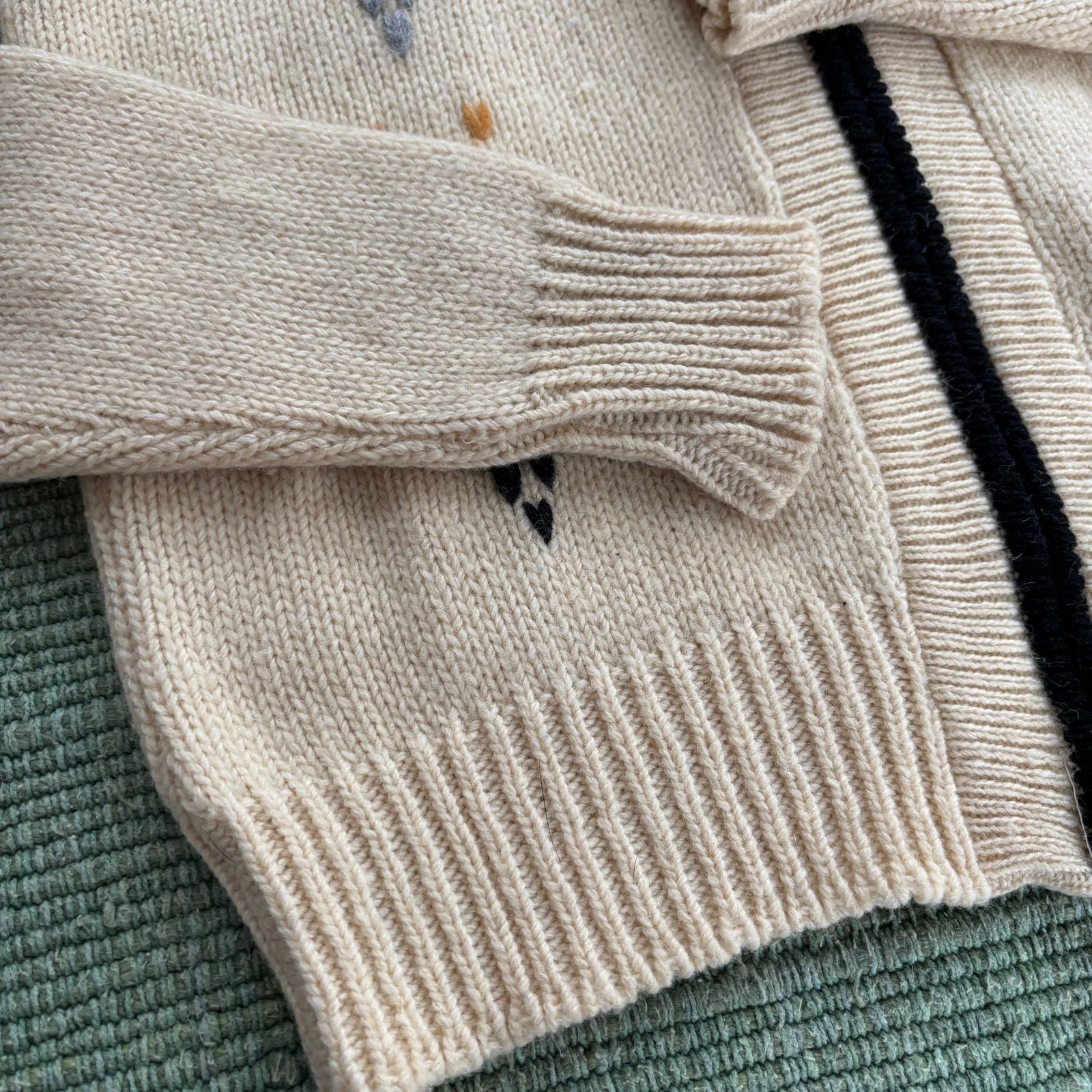 Sears × Vintage True Vintage 60s Sears Wool Blend Zip Up Cardigan Sweater Size M / US 6-8 / IT 42-44 - 6 Thumbnail