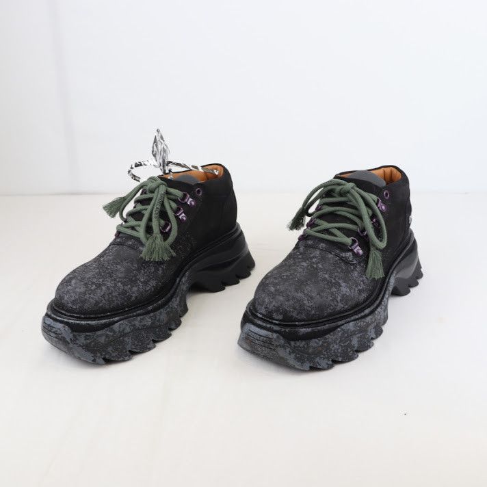 Off-White o1rshd1 Q:2 / Chuncky Sneakers Cow Nabuk in Black Grey Size US 8 / EU 41 - 8 Thumbnail