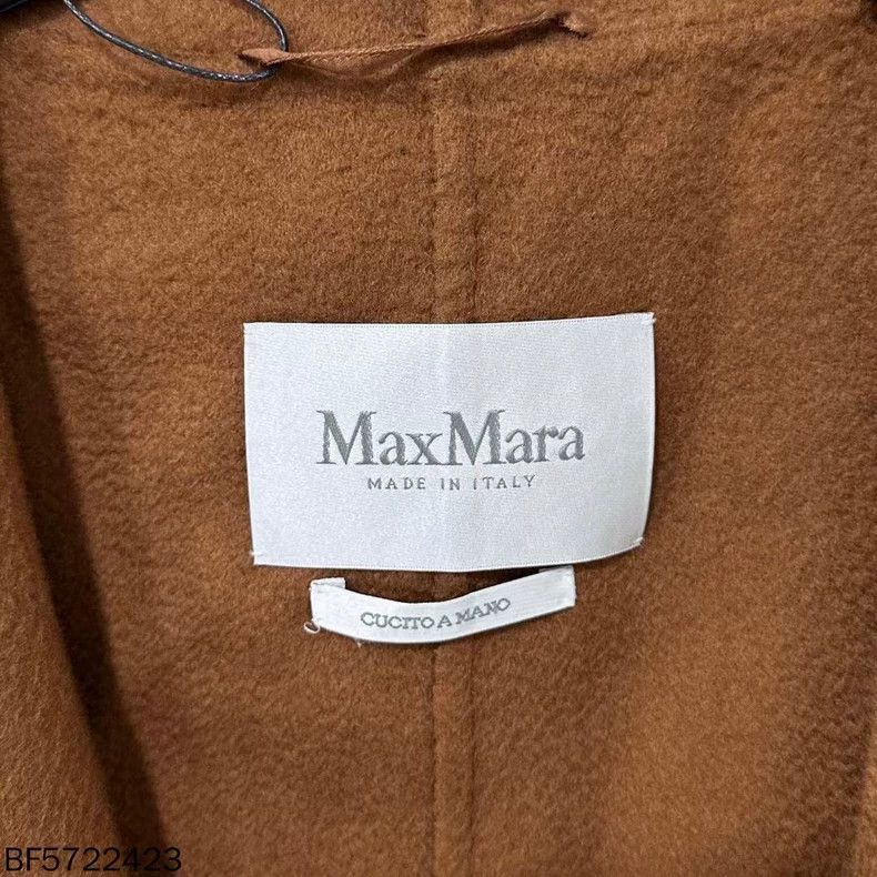 Max Mara Max Mara Tobacco-colored cashmere coat Size S / US 4 / IT 40 - 5 Thumbnail