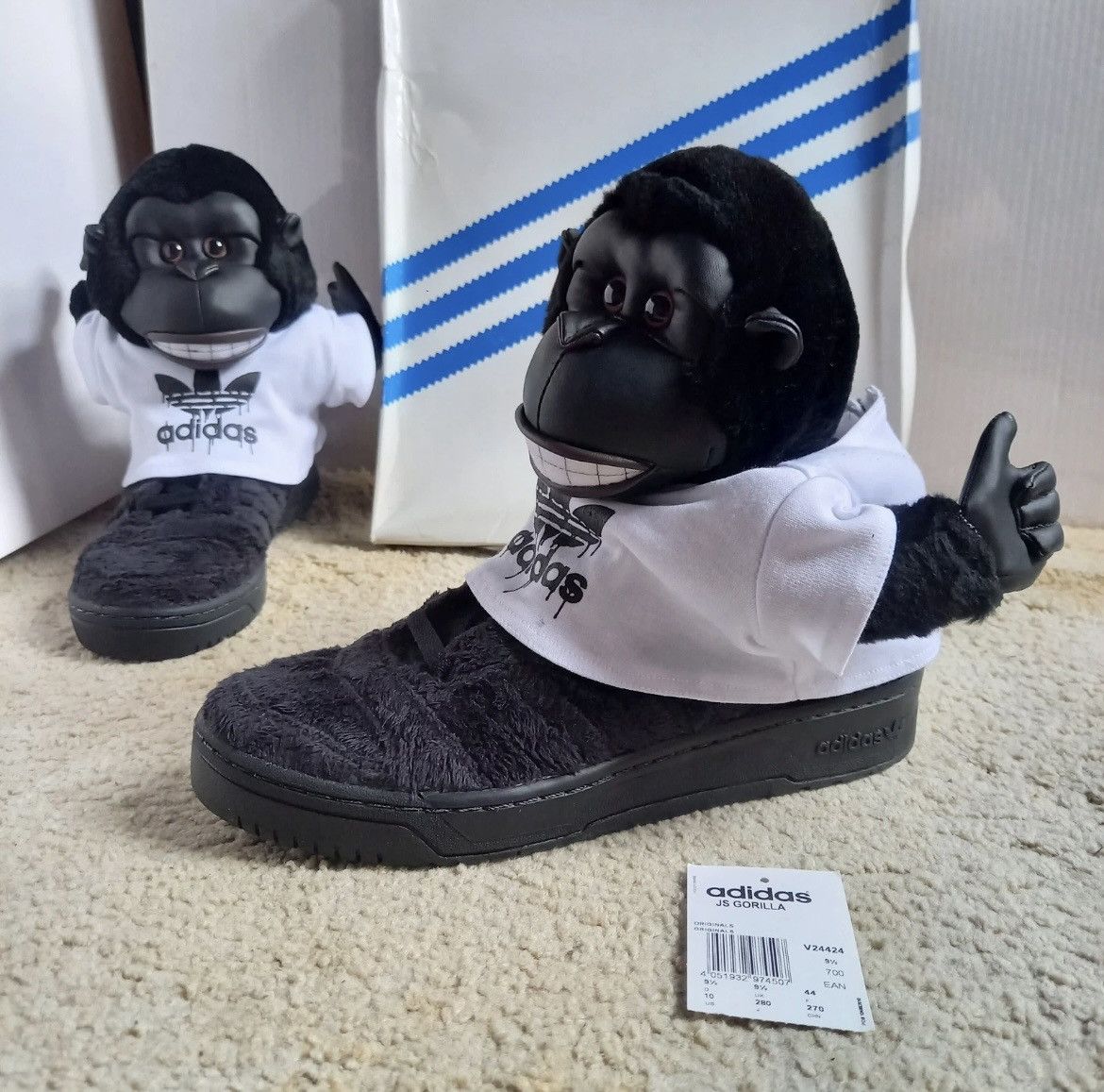 Adidas Jeremy Scott Gorilla | Grailed
