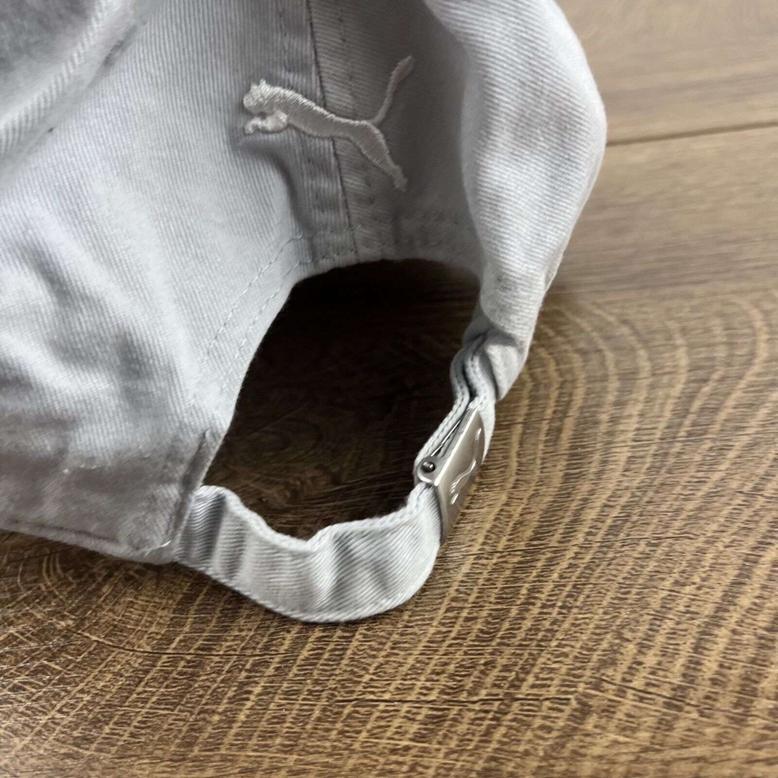 Puma PUMA White Gray Hat PUMA Hat White Adjustable Hat White Adul Size ONE SIZE - 13 Thumbnail