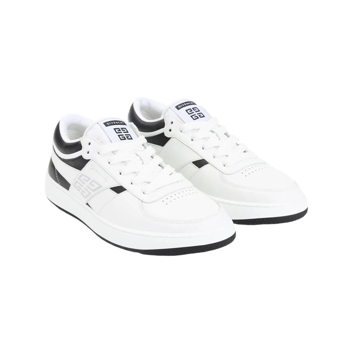 Givenchy GIVENCHY G Move $570 Wht/Blk Lthr Sneakers New Auth Size US 11 / EU 44 - 3 Thumbnail