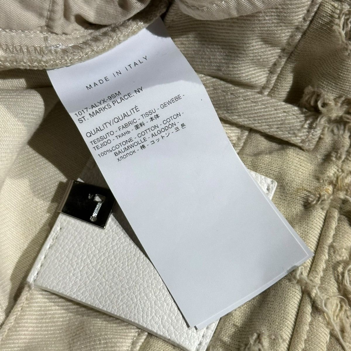 1017 ALYX 9SM × Alyx Mummy distressed layered denim Size US 34 / EU 50 - 5 Thumbnail