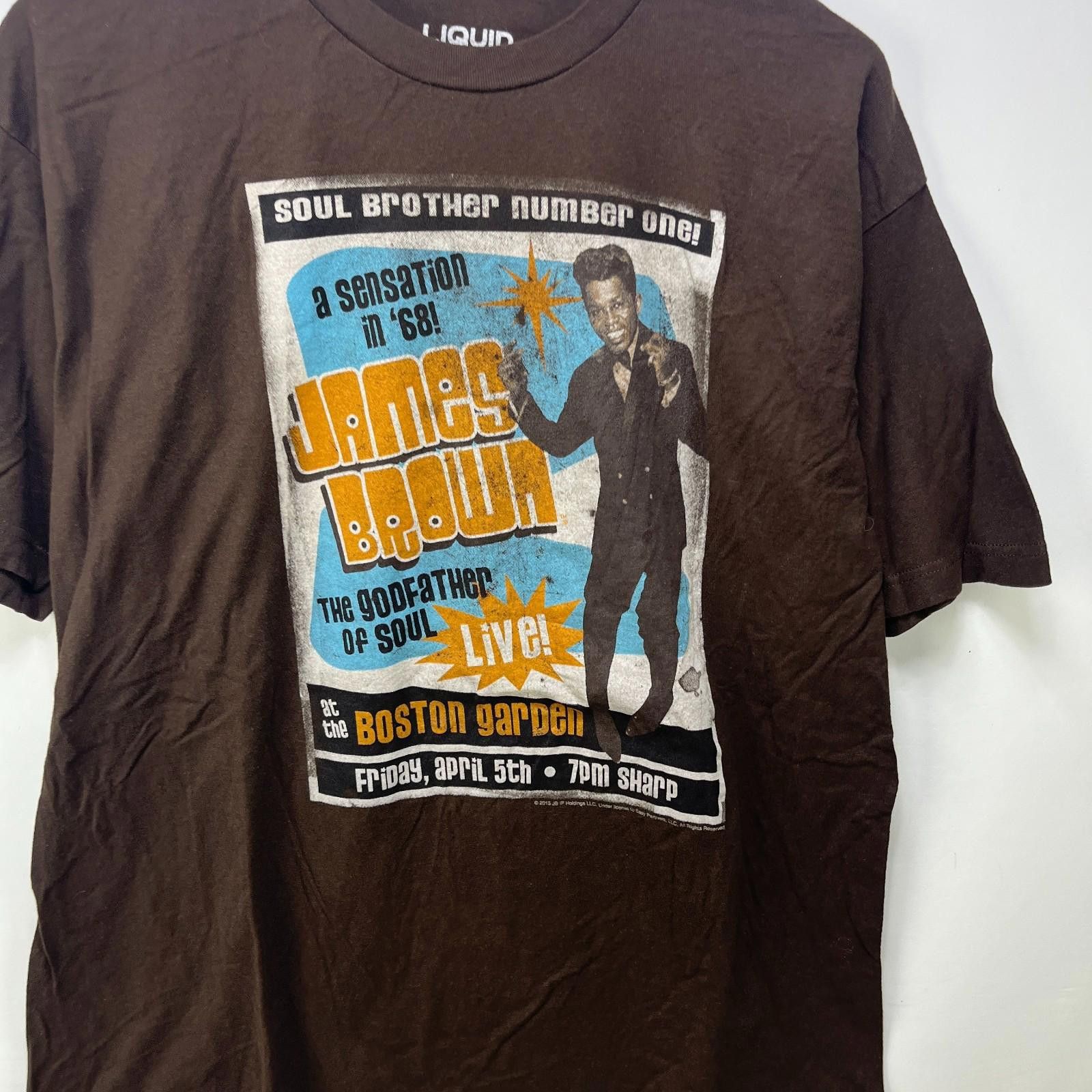 Liquid Blue Vintage James Brown Liquid Blue Graphic T Shirt XL Size US XL / EU 56 / 4 - 2 Thumbnail