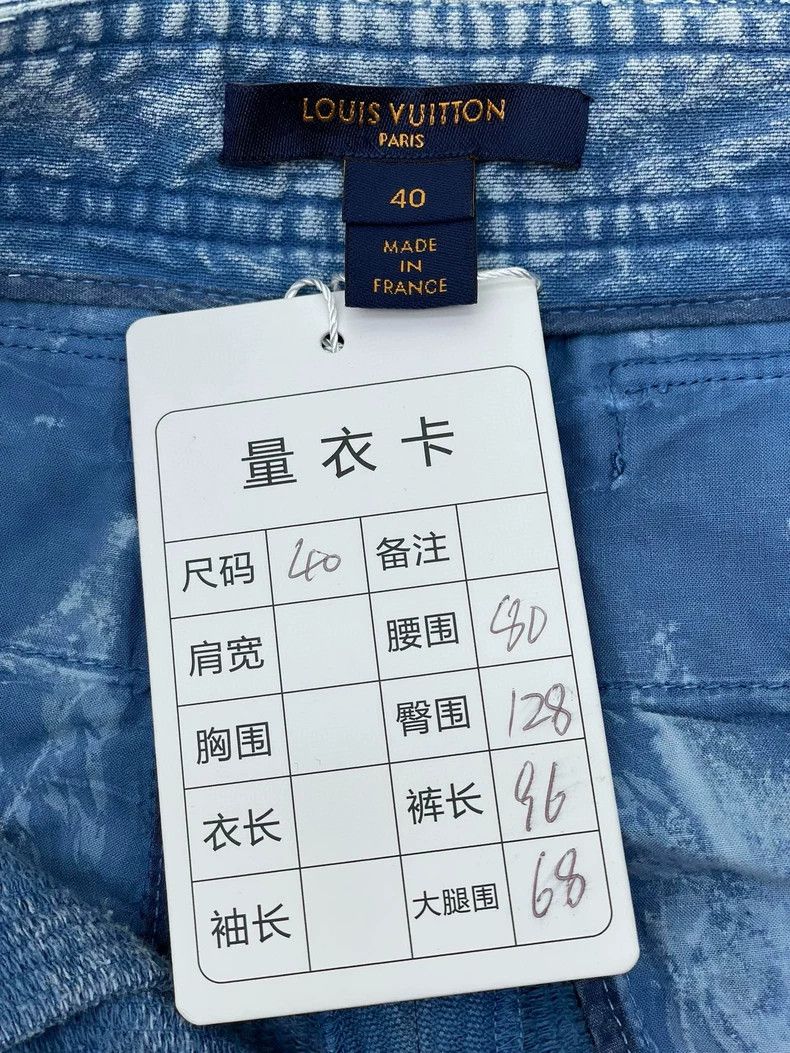 Louis Vuitton LOUIS VUITTON Blue suede bloomers pants 2504-Nextarrow Size US 40 / EU 56 - 6 Thumbnail
