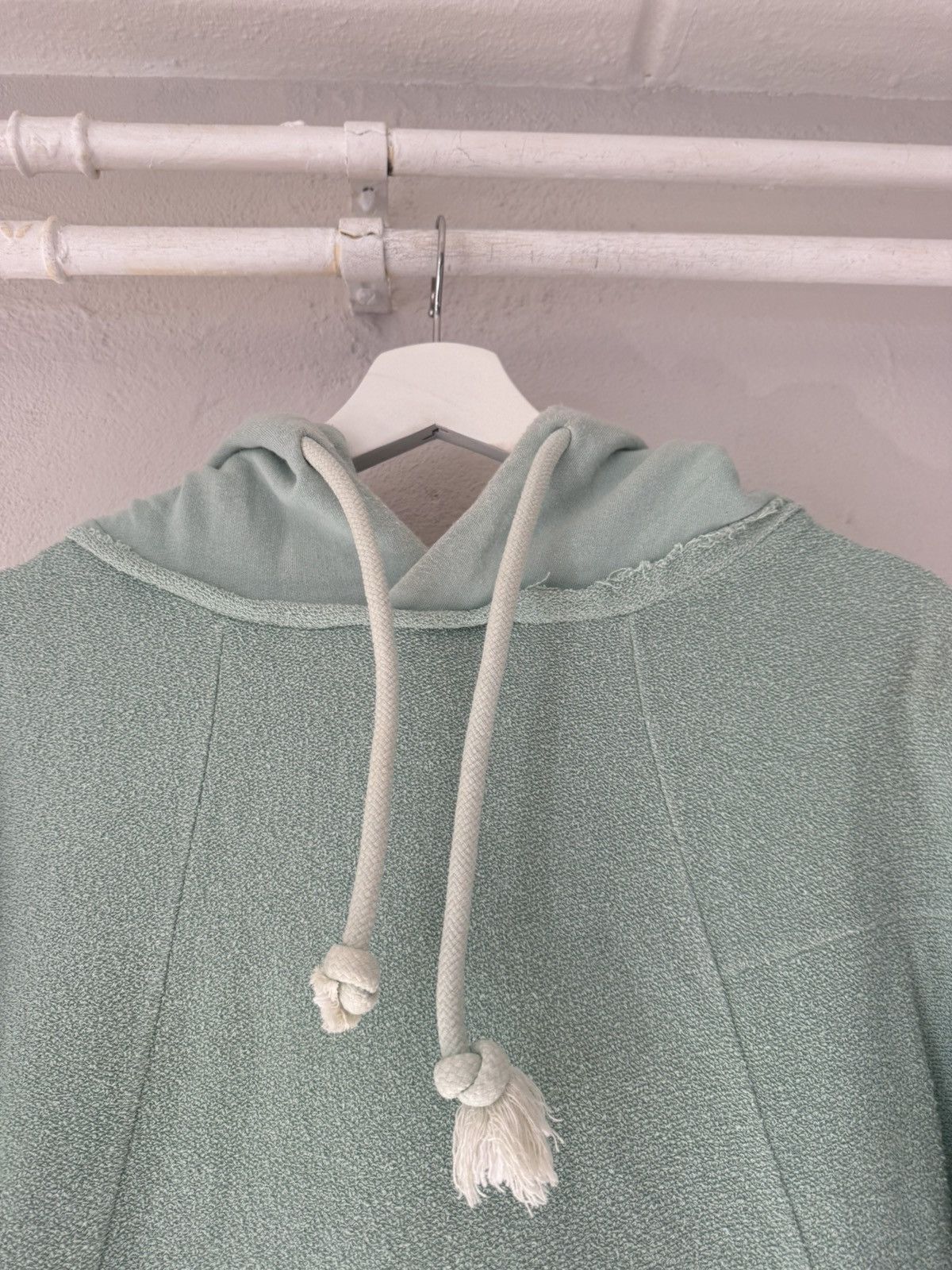 Maison Margiela Inside-Out Hooded Sweatshirt with Textured Panels Size US M / EU 48-50 / 2 - 8 Thumbnail