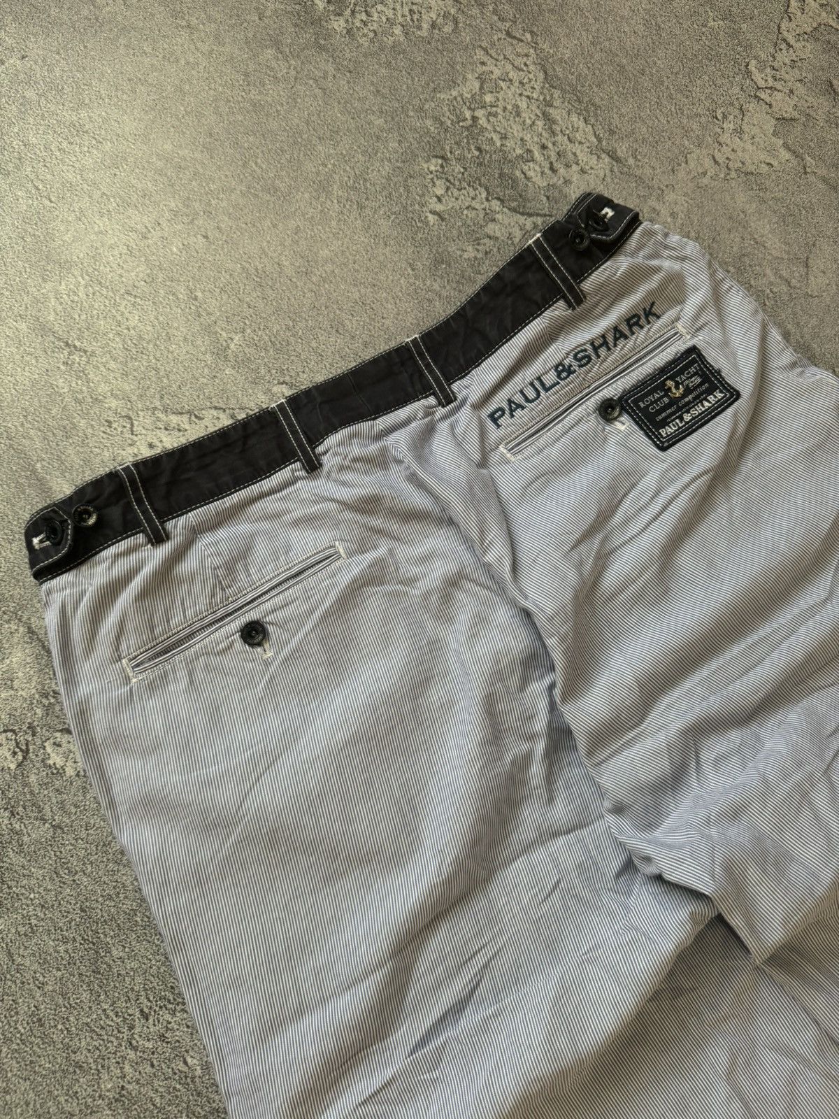 Designer × Paul & Shark Paul & shark yachting 🦈 I52 USA36 striped shorts 🩳 casual Size US 36 / EU 52 - 2 Thumbnail