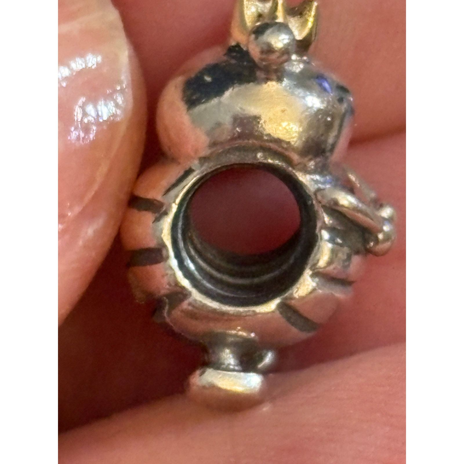pandora Pandora Queen Bee Charm ALE 925 Sterling Silver 14k Crown Size ONE SIZE - 2 Thumbnail