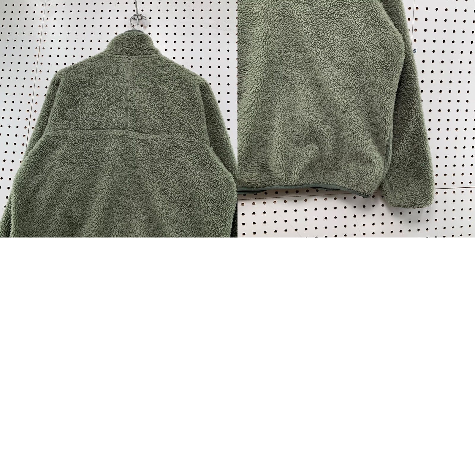 Patagonia VINTAGE Patagonia Synchilla Sherpa Jacket Mens M Army Olive Green Deep Pile Synchilla Size US M / EU 48-50 / 2 - 10 Thumbnail