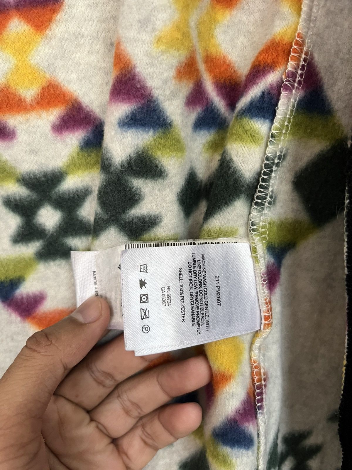Columbia 💥 Columbia Navajo Aztec Tribal Motive Fullprinted Fleece Size US M / EU 48-50 / 2 - 16 Thumbnail