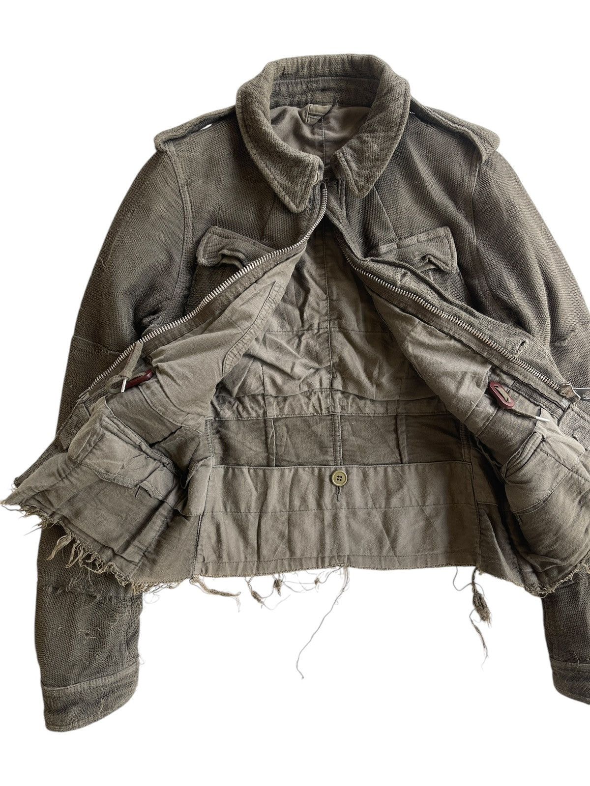 Maison MIHARA YASUHIRO AW05 Miharayasuhiro distressed Pattern cargo jacket Size M / US 6-8 / IT 42-44 - 17 Thumbnail