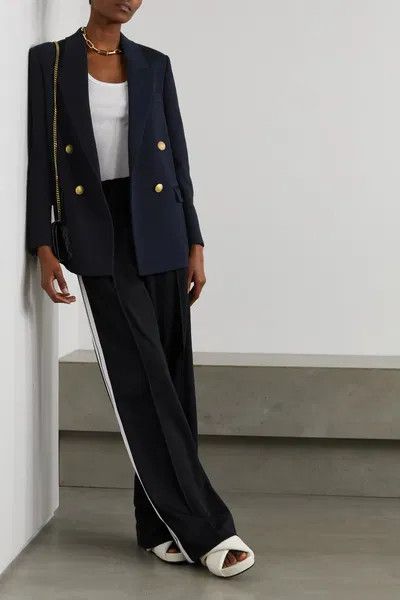 Palm Angels o1y1125 Blazer in Midnight Blue Size M / US 6-8 / IT 42-44 - 4 Thumbnail