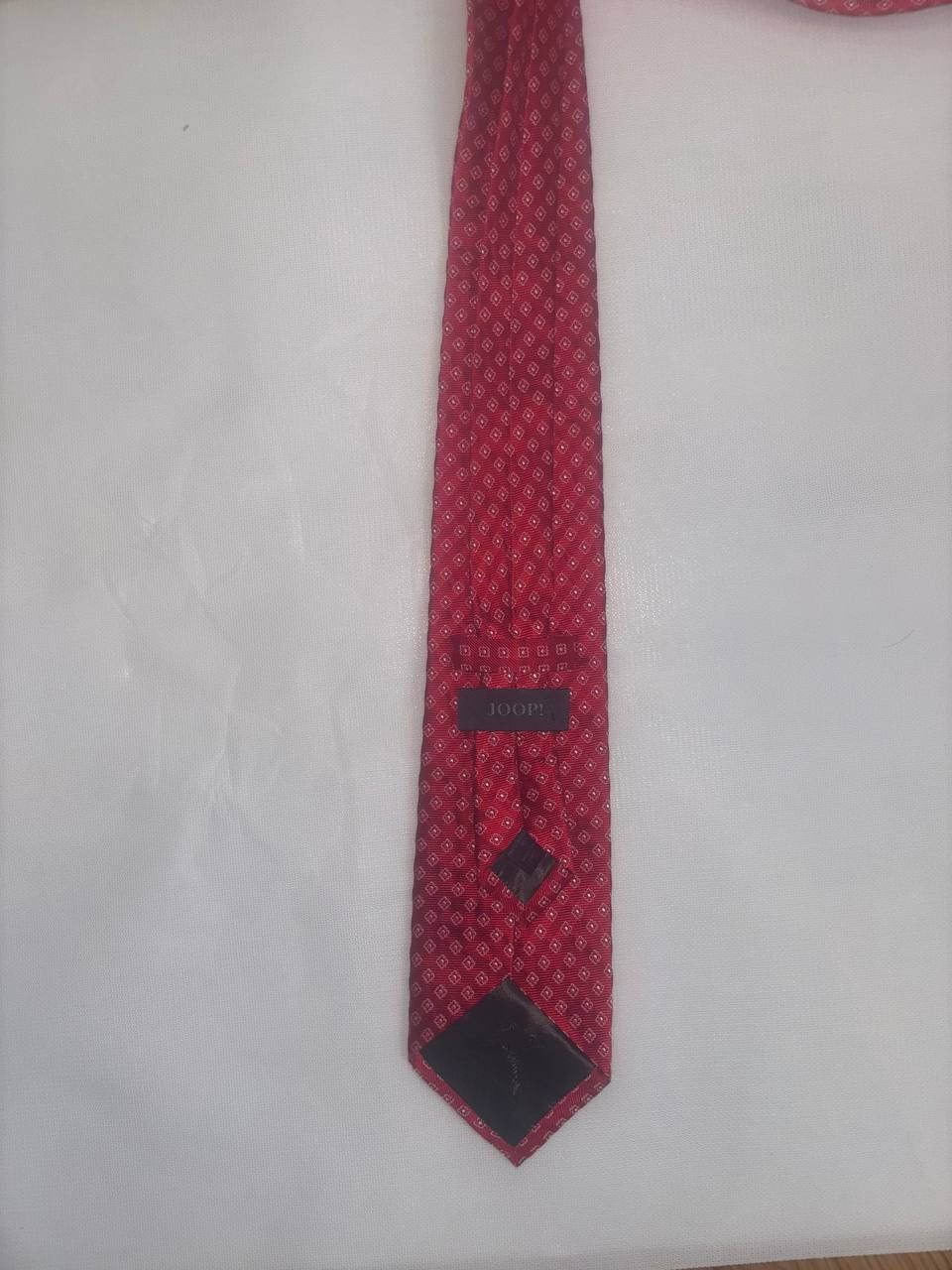 Joop! Men's tie JOOP made of 100% silk, red, made in Italy Size ONE SIZE - 2 Thumbnail