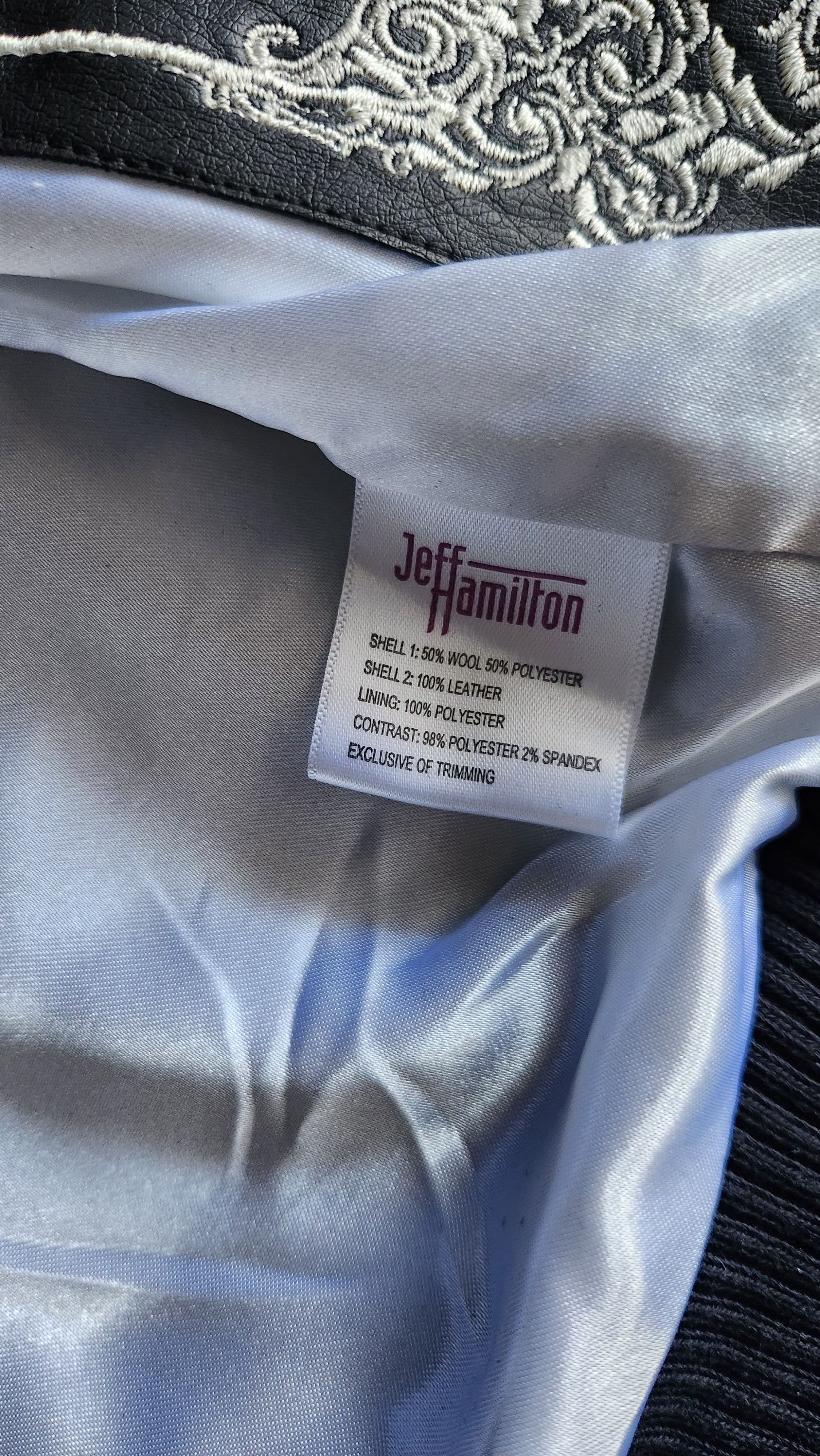 Jeff Hamilton × Vintage Dallas Cowboys Jeff Hamilton Wool & Leather Varsity Jacket Size US S / EU 44-46 / 1 - 12 Thumbnail