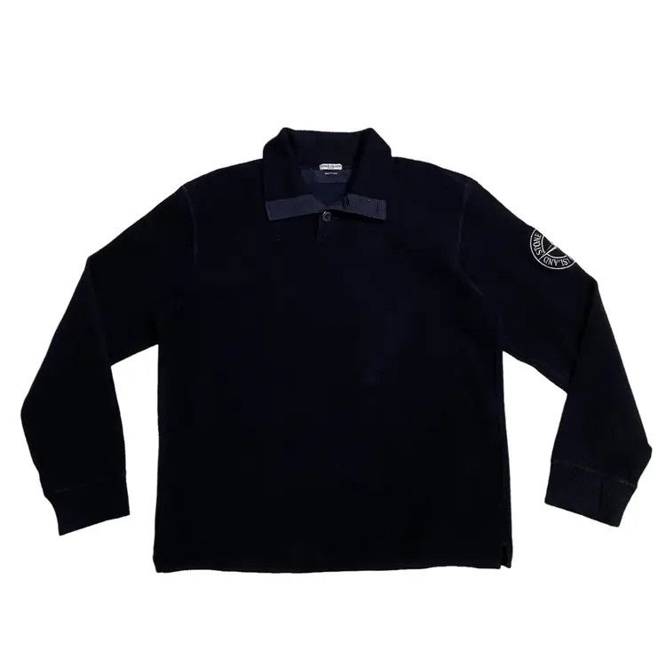 Stone Island STONE ISLAND HALF BUTTON SWEATER Size US XL / EU 56 / 4 - 4 Thumbnail