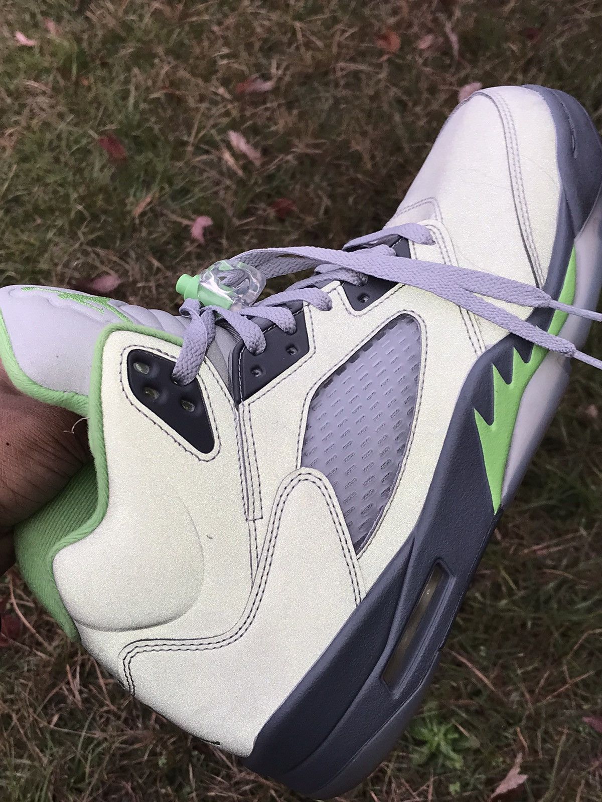 Jordan Brand Air Jordan Retro 5 Green Bean Size 10.5 Size US 10.5 / EU 43-44 - 9 Thumbnail