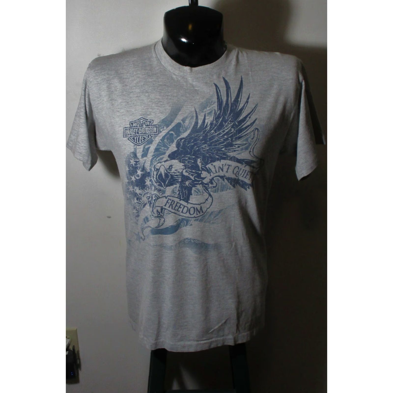 Harley Davidson HARLEY DAVIDSON Gray Short Sleeve T-Shirt Size M Size US M / EU 48-50 / 2 - 2 Thumbnail