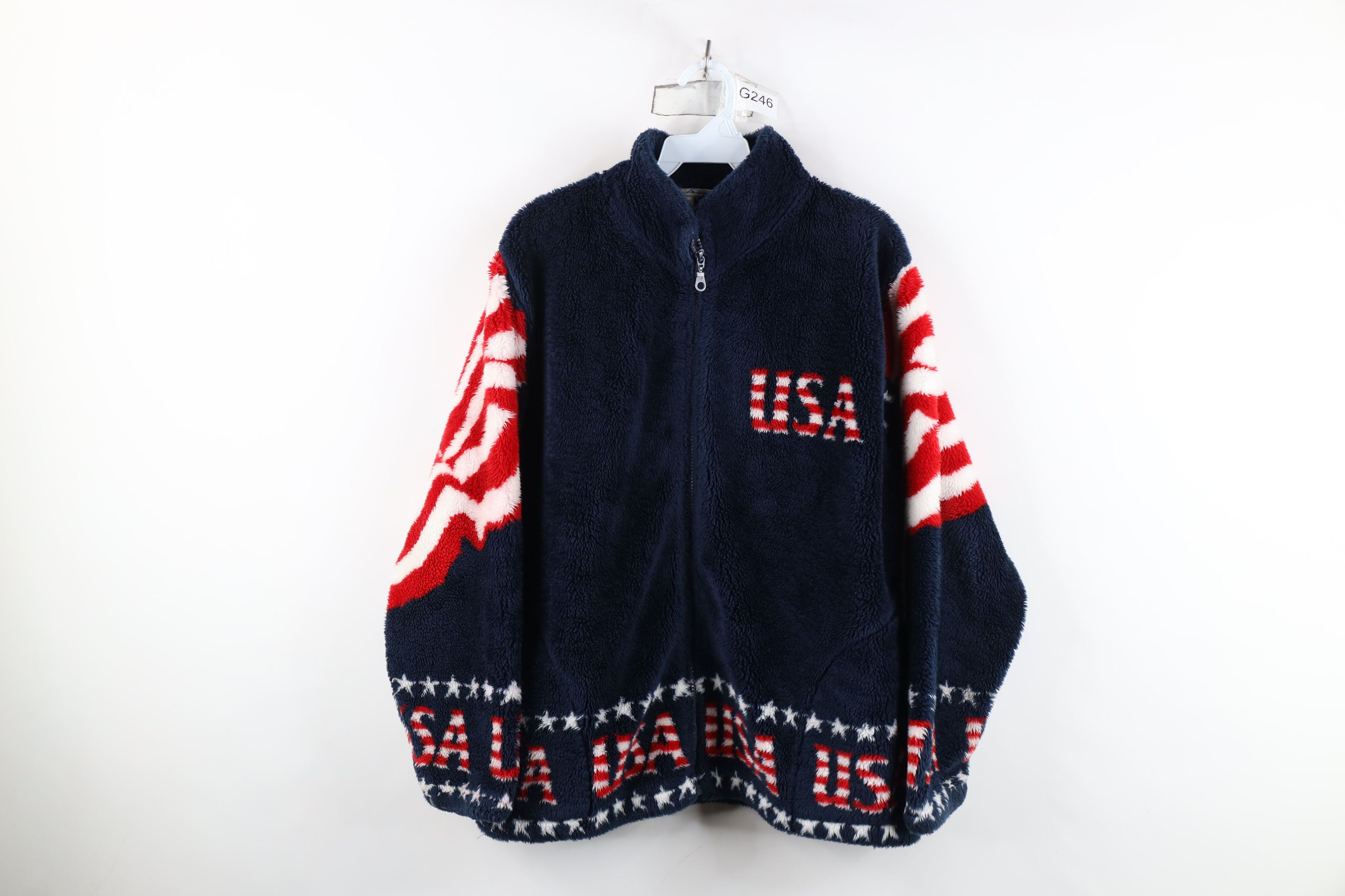 Streetwear × Vintage Vintage Orca Whale All Over Print Fleece