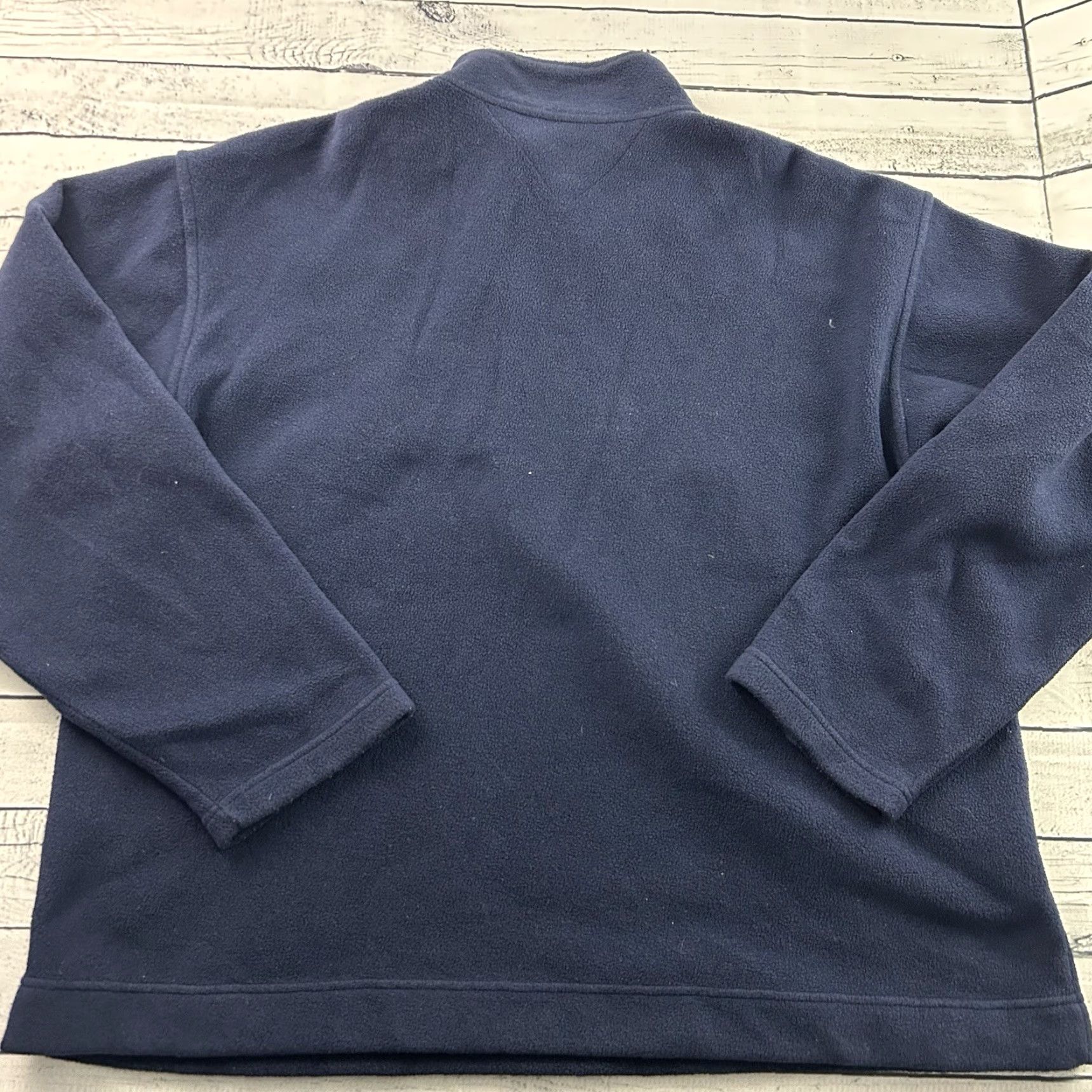 Tommy Hilfiger VINTAGE 90's Tommy Hilfiger Pullover 1/4 Zip Fleece Jacket Men's 2XL Blue Red Shirt Mens Size US XXL / EU 58 / 5 - 5 Thumbnail