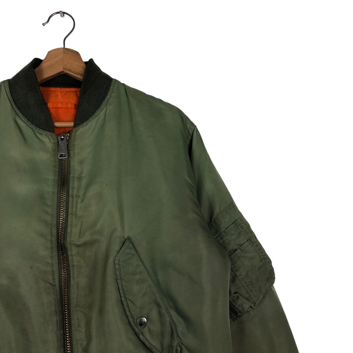 Vintage 🔥Riot Riot Vintage Reversible Bomber Ma-1 Jacket Wastop Size US M / EU 48-50 / 2 - 6 Thumbnail