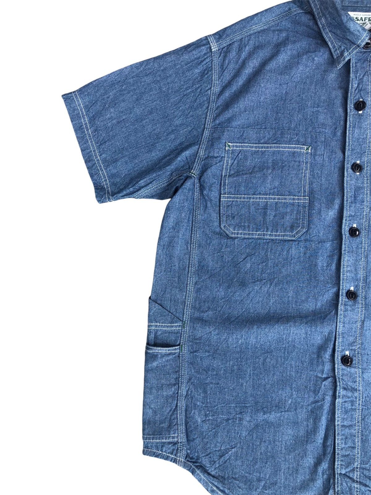 Sassafras Japanese Sassafras Diggin Shirt Denim Size US M / EU 48-50 / 2 - 8 Thumbnail