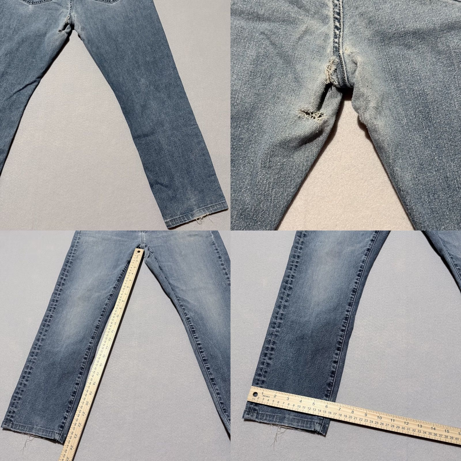 Uniqlo Uniqlo Jeans Women's 32X24 Blue Denim Mid-Rise Zip Fly Skinny 5-Pocket Design Jeans Women Blue Denim Skinny 32x24 Size 24" / US 00 / IT 34 - 8 Thumbnail