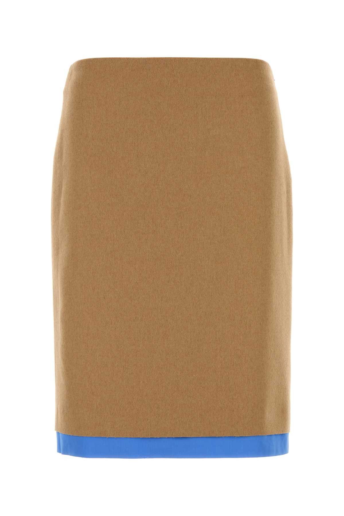Miu Miu Beige Camel Skirt Size 27" / US 4 / IT 40 - 1 Thumbnail