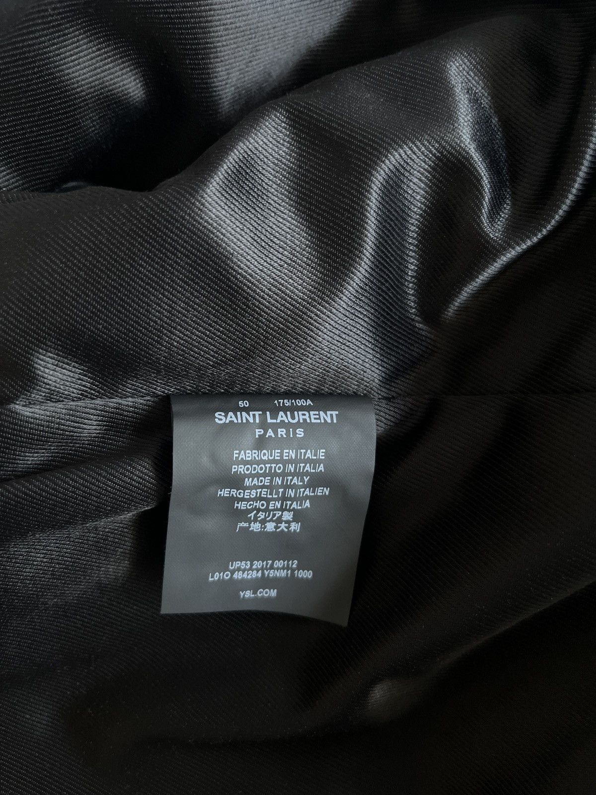 Saint Laurent Paris Saint Laurent Paris Black Suede Leather L01 Biker Jacket Size US M / EU 48-50 / 2 - 8 Thumbnail