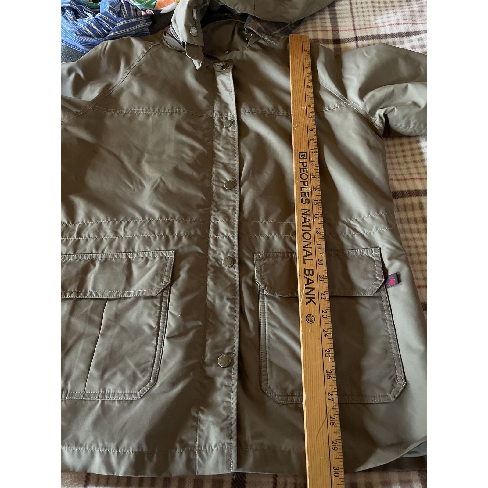 Woolrich Woolen Mills Woolrich Women L Brown Long Sleeve Full Zip Wool Line Jacket Size L / US 10 / IT 46 - 21 Thumbnail