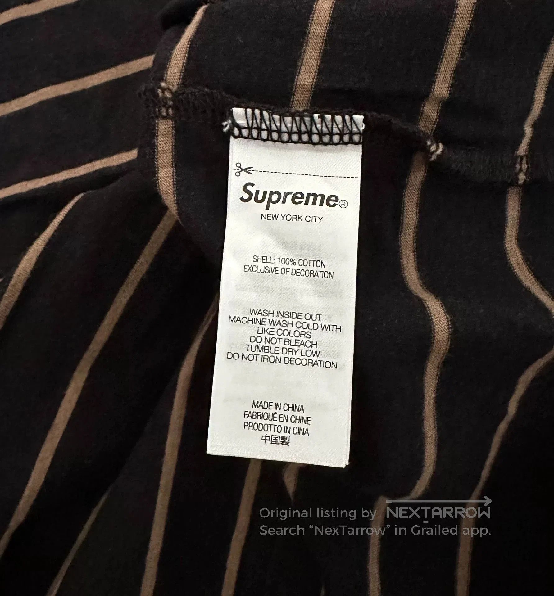Supreme Supreme x Melvins Stripe S/S Polo. Size US XL / EU 56 / 4 - 4 Thumbnail