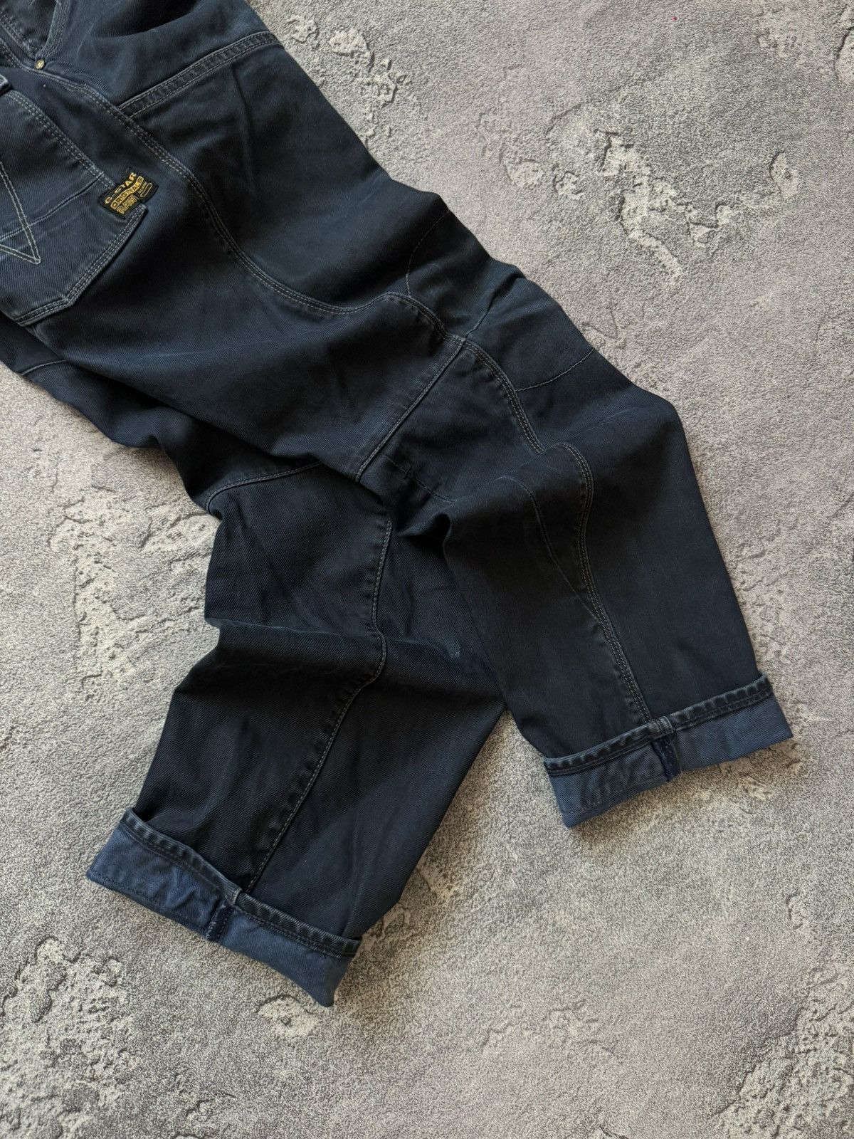 G-Star × Vintage G star raw 34/32 motor 5620 tapered embro denim pant trouser Size US 34 / EU 50 - 17 Thumbnail