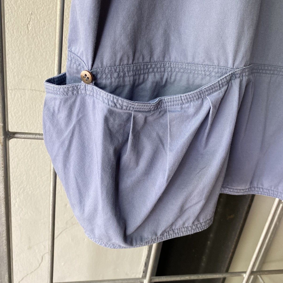 Issey Miyake ISSEY SPORT Sky Blue Pocket Hem Blouse Size XL / US 12-14 / IT 48-50 - 8 Thumbnail