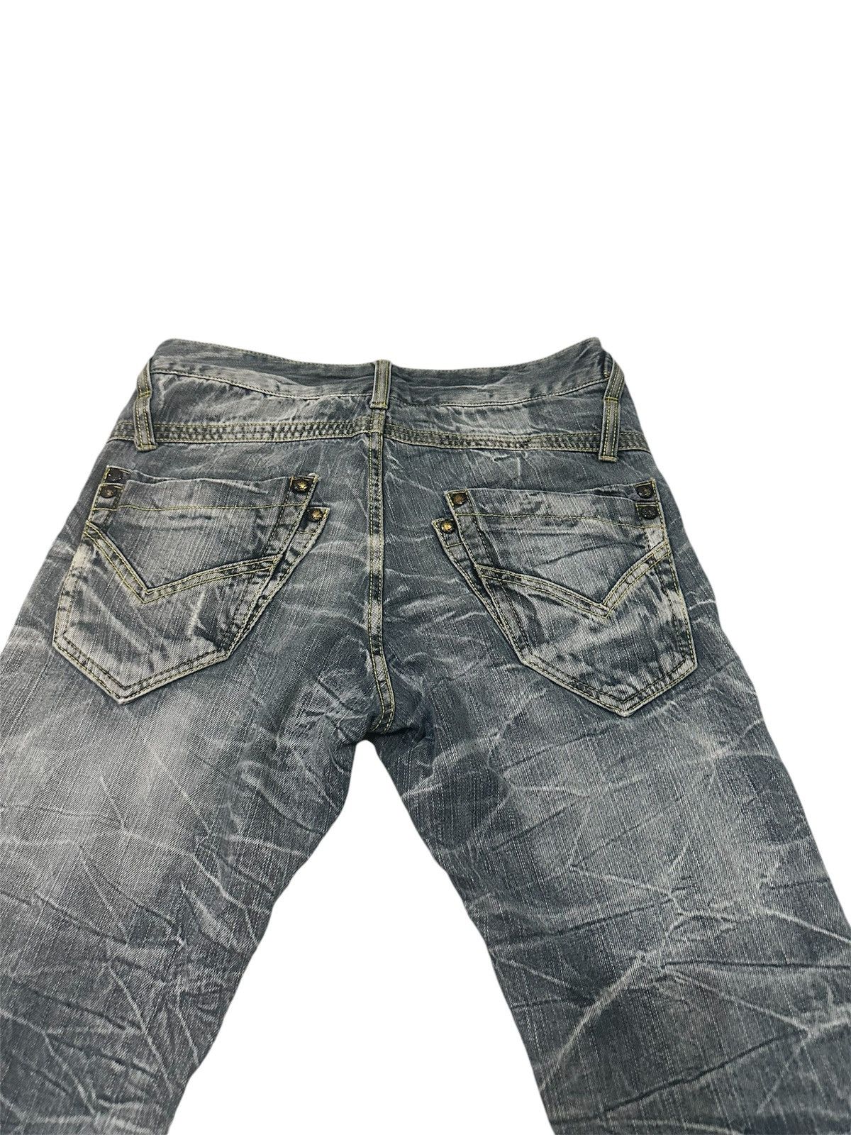 Japanese Brand × KMRii × LOWBOX faded jeans blow by blue japan made Size US 32 / EU 48 - 5 Thumbnail